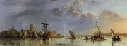 Aelbert Cuyp dordrecht from the north Spain oil painting artist